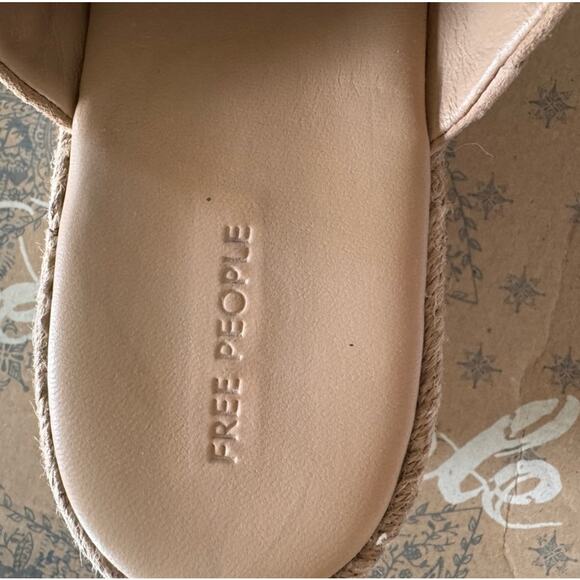 Free People Santorini Espadrille  Womens Size 9.5 New in Box soft leather - Picture 6 of 11